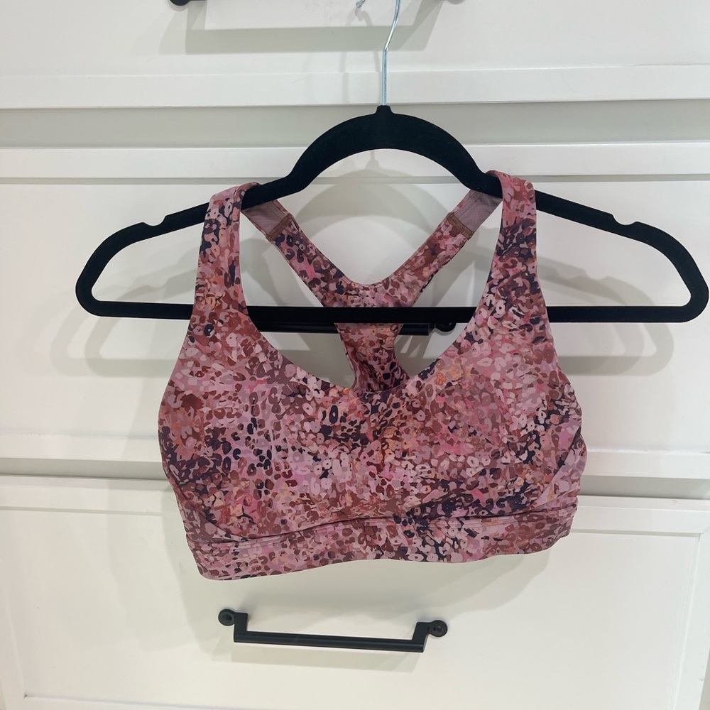 Athleta Multicolor Patterned Sports Bra